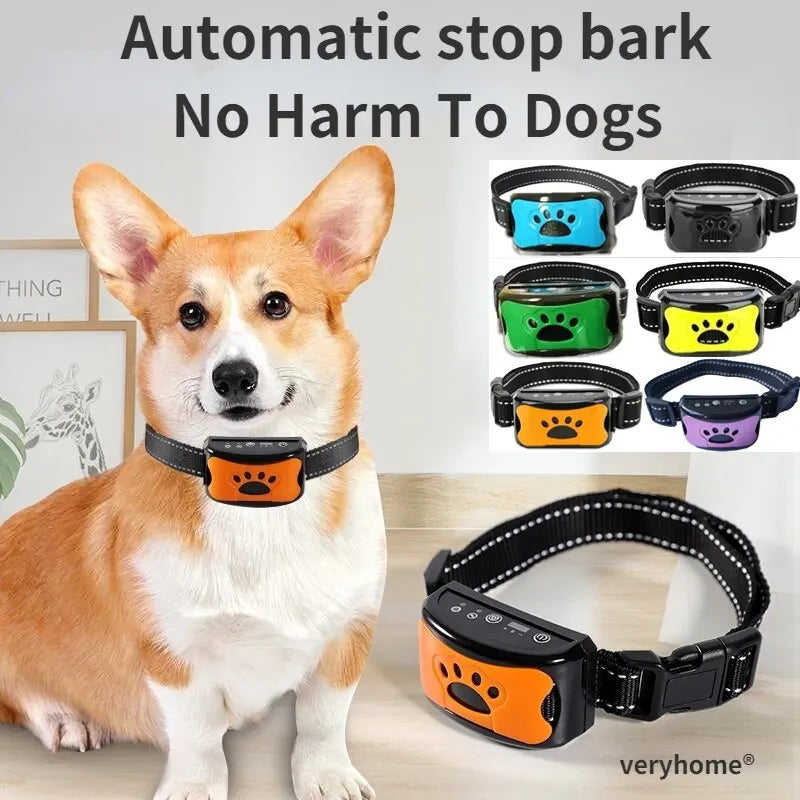 SilenceMaster™: Advanced USB Electric Ultrasonic Dog Anti-Barking Collar for Effective Training